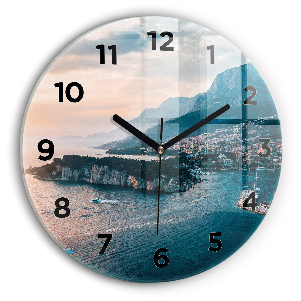 Horloge ronde Île en Croatie
