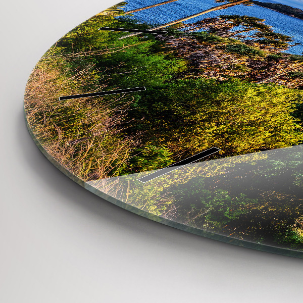 Horloge ronde Phuket en Thaïlande