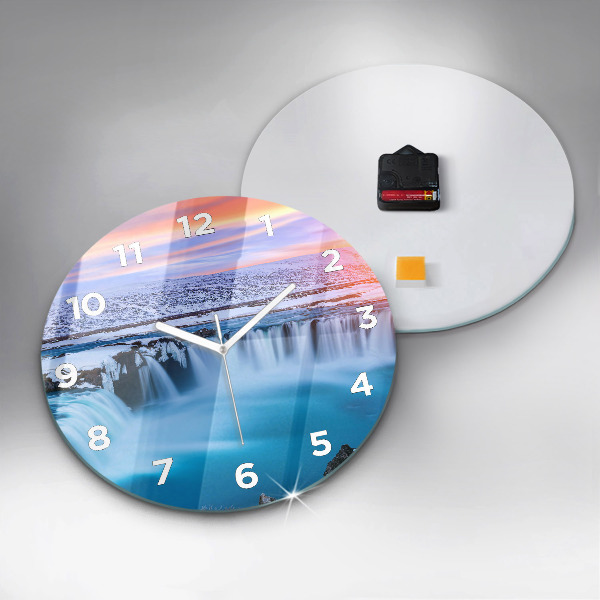 Horloge ronde Cascade de Godafoss, Islande
