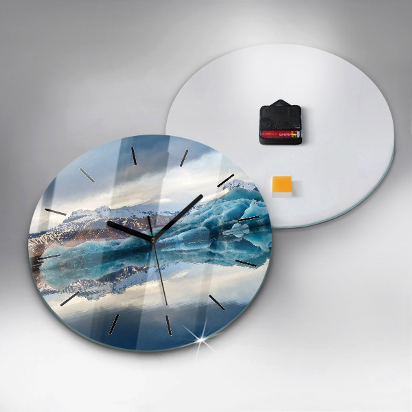 Horloge ronde Lac Jokulsarlon Islande