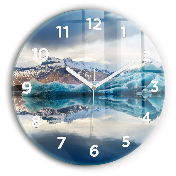 Horloge ronde Lac Jokulsarlon Islande