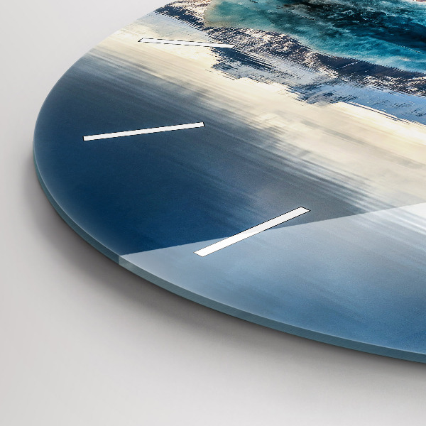 Horloge ronde Lac Jokulsarlon Islande