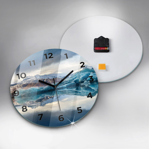 Horloge ronde Lac Jokulsarlon Islande