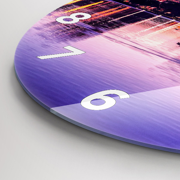 Horloge ronde 'Horizon de la ville d''Orlando'