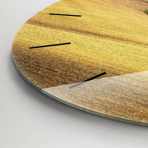 Horloge ronde Paysage rural de Moravie