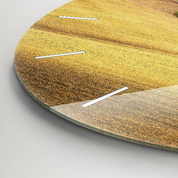 Horloge ronde Paysage rural de Moravie