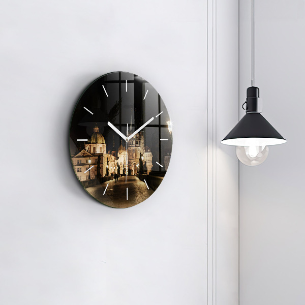 Horloge ronde Pont Charles à Prague