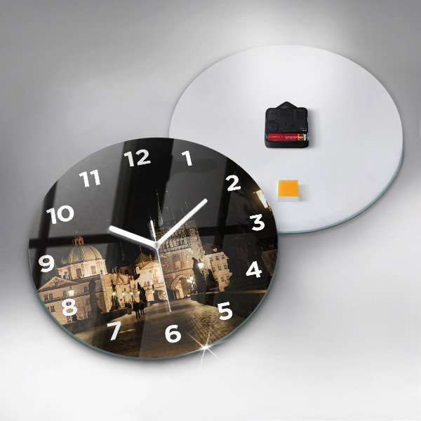 Horloge ronde Pont Charles à Prague