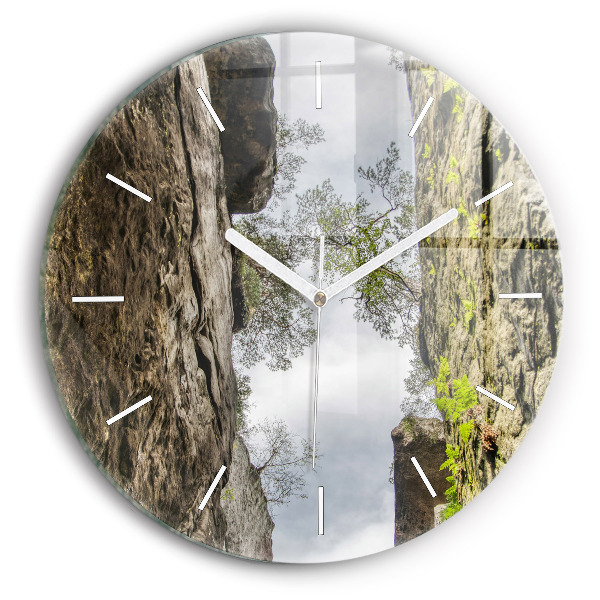 Horloge ronde Ville du rock en République tchèque