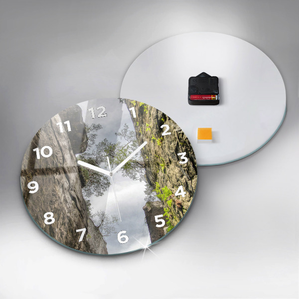 Horloge ronde Ville du rock en République tchèque