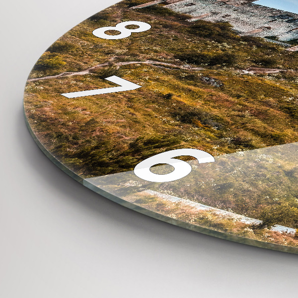 Horloge ronde Château de Spiš en Slovaquie