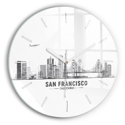 Horloge ronde Horizon de San Francisco