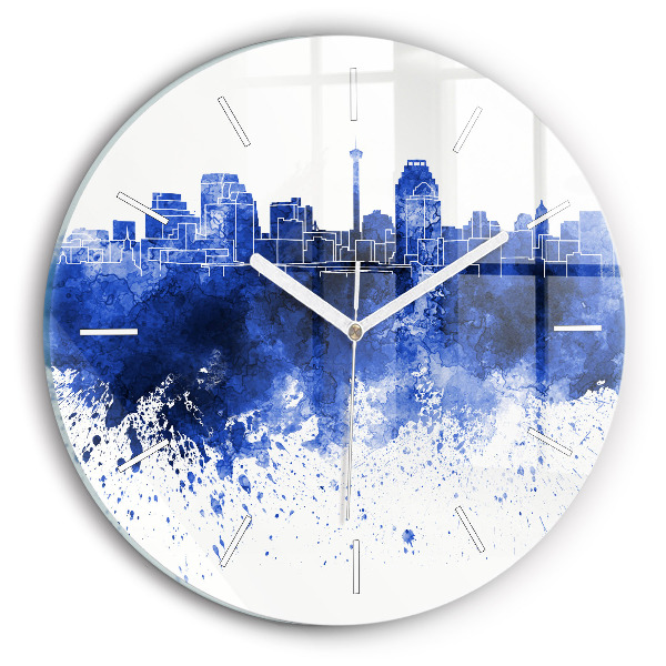 Horloge ronde Aquarelles de San Antonio
