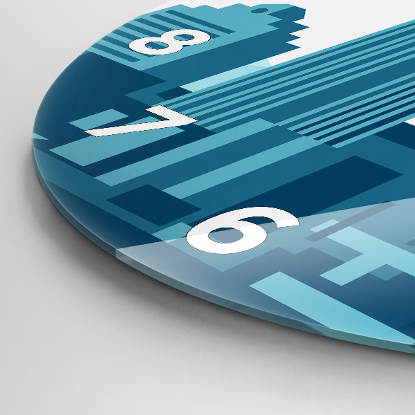 Horloge ronde 'L''architecture aux États-Unis'