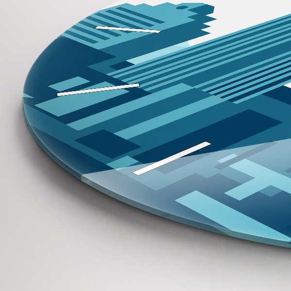 Horloge ronde 'L''architecture aux États-Unis'