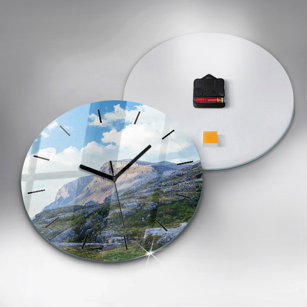 Horloge ronde Paysage rocheux