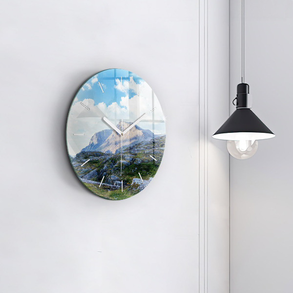 Horloge ronde Paysage rocheux