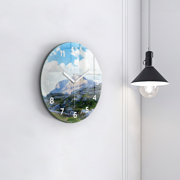 Horloge ronde Paysage rocheux
