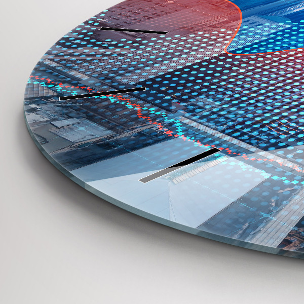 Horloge ronde Gratte-ciels à Philadelphie