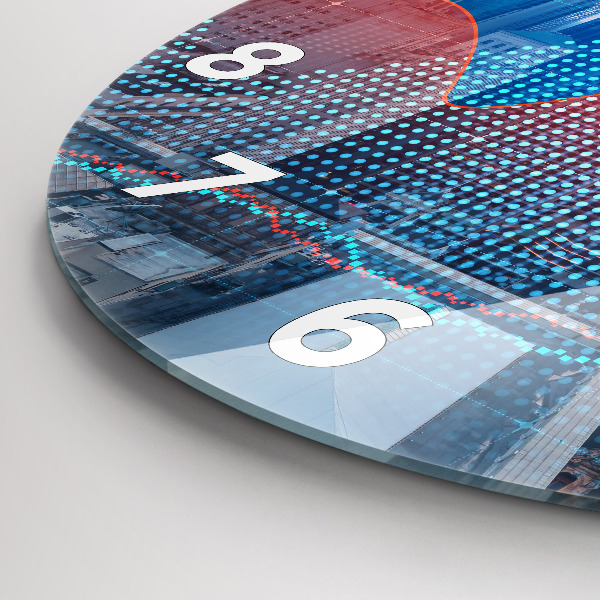 Horloge ronde Gratte-ciels à Philadelphie