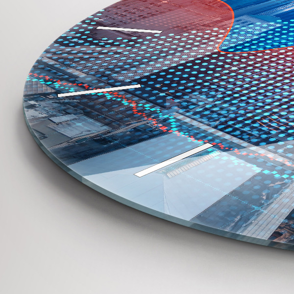 Horloge ronde Gratte-ciels à Philadelphie