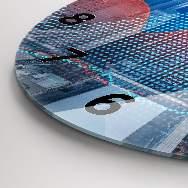 Horloge ronde Gratte-ciels à Philadelphie