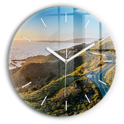Horloge ronde La route vers San Francisco