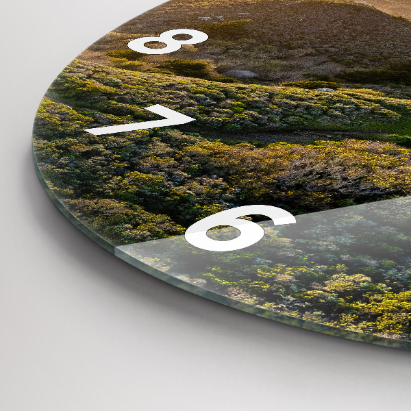 Horloge ronde La route vers San Francisco