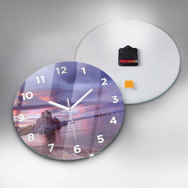Horloge ronde Lever de soleil en Californie