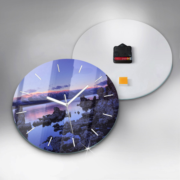 Horloge ronde Lac Californie