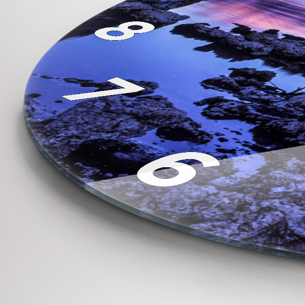 Horloge ronde Lac Californie