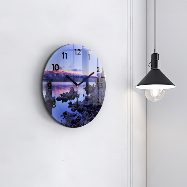 Horloge ronde Lac Californie