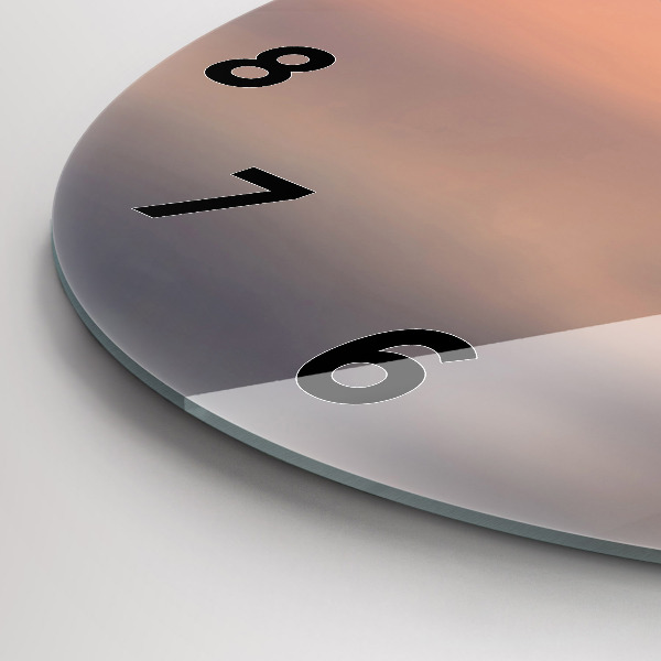 Horloge ronde Lac Balaton États-Unis