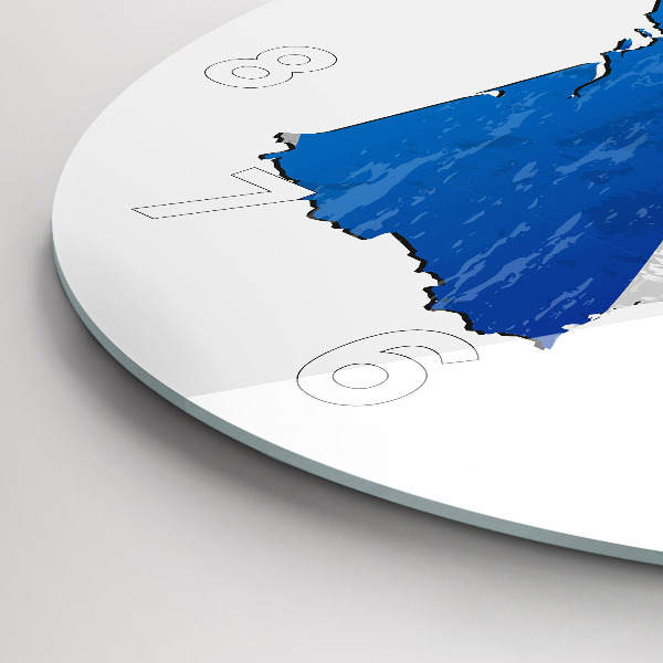 Horloge ronde Drapeau de la France