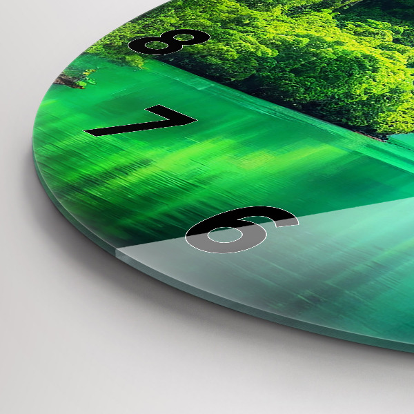 Horloge ronde Le paysage naturel de la Thaïlande