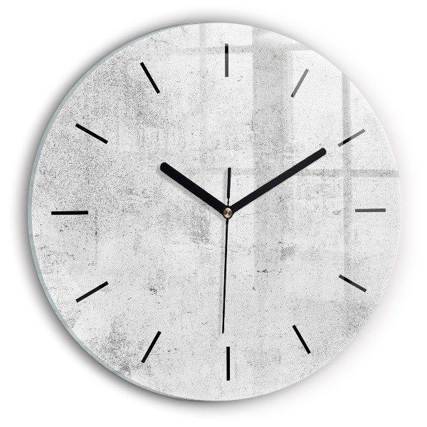 Horloge ronde Mur en béton