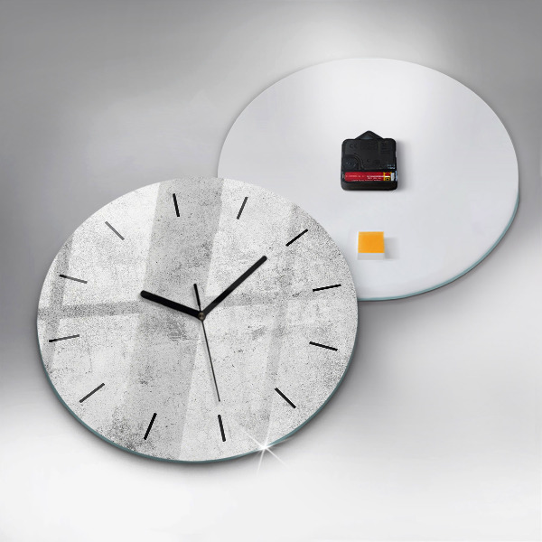 Horloge ronde Mur en béton