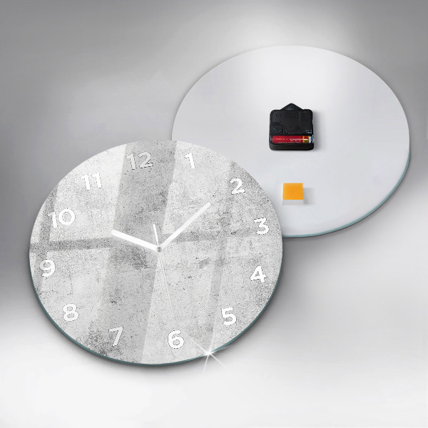 Horloge ronde Mur en béton