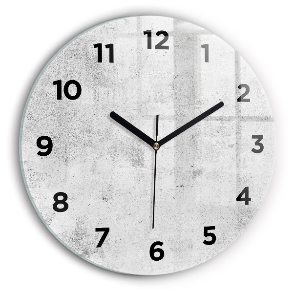 Horloge ronde Mur en béton