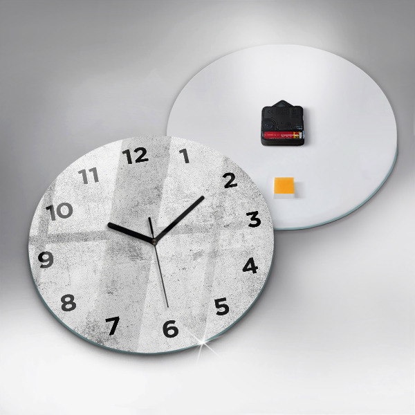 Horloge ronde Mur en béton