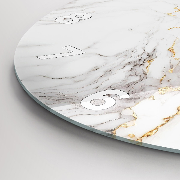 Horloge ronde Marbre décoratif