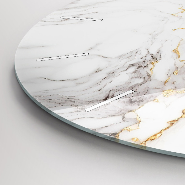 Horloge ronde Marbre décoratif