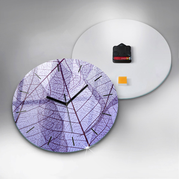 Horloge ronde Feuilles – nature