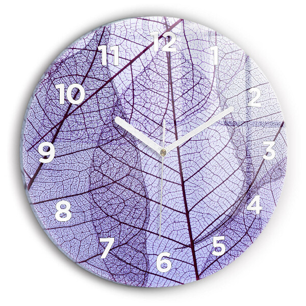 Horloge ronde Feuilles – nature