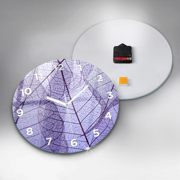 Horloge ronde Feuilles – nature