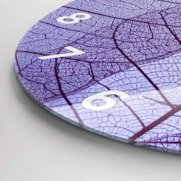 Horloge ronde Feuilles – nature