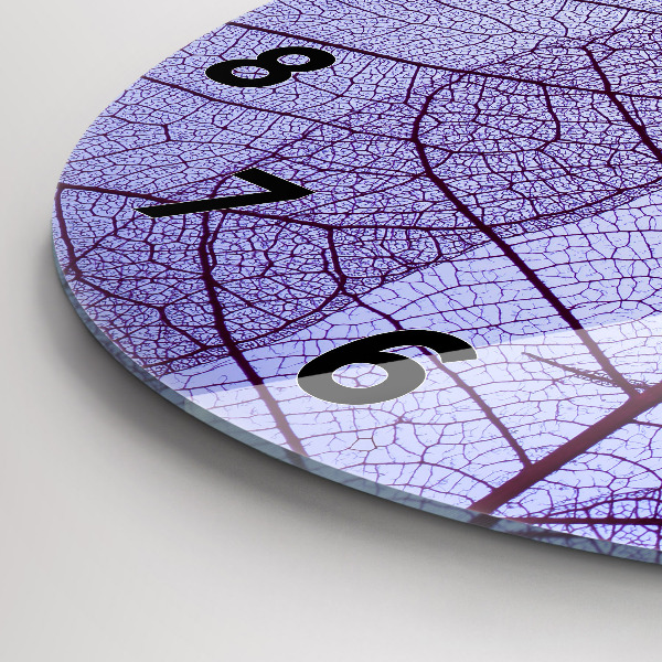 Horloge ronde Feuilles – nature