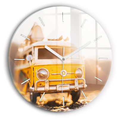 Horloge ronde Voiture en vacances
