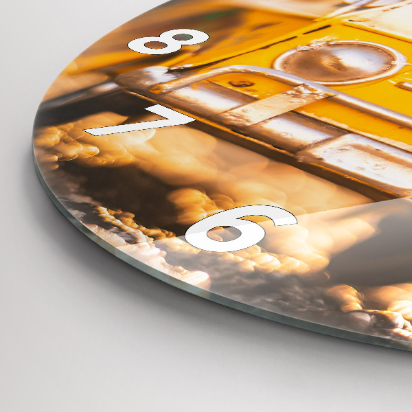 Horloge ronde Voiture en vacances