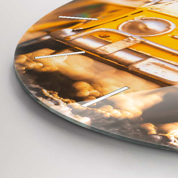 Horloge ronde Voiture en vacances